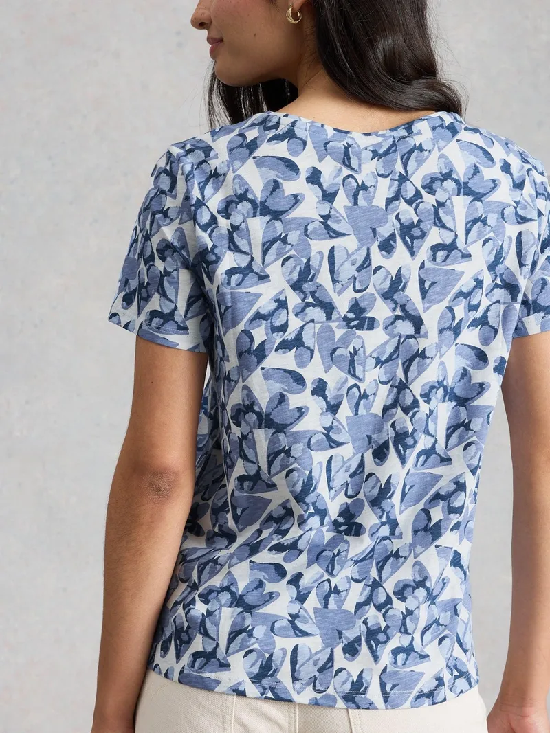 White Stuff T-Shirt Abbie - 36, Blau multi, – Produktbild 4 von 4