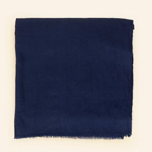 HeritageModa HeritageModa Marineblauer Kaschmirschal für Herren – Produktbild 2 von 3