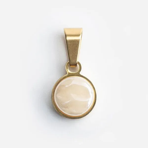 ALEXASCHA ALEXASCHA Kettenanhänger aus Glas | Mix & Match Charms, Gold, – Produktbild 6 von 8