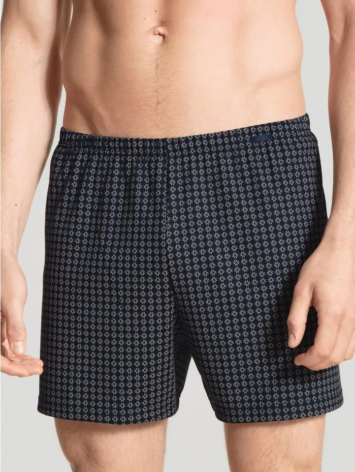 CALIDA CALIDA Boxershorts Natural Benefit (2er Pack) elastisch, Single Jersey-Qualität, ohne Eingriff, Grau, – Produktbild 2 von 5