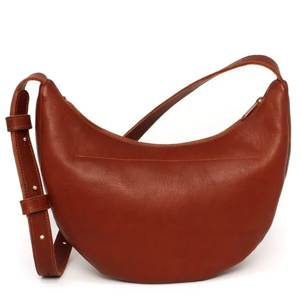 Marin et Marine Marin et Marine Lune Bag Leder, Marron, – Produktbild 3 von 4