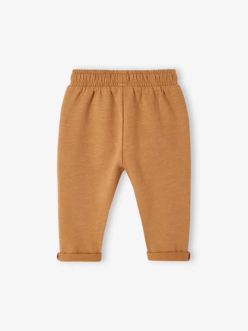 Vertbaudet Sweathose für Jungen Baby BASIC, Karamell, – Produktbild 2 von 4