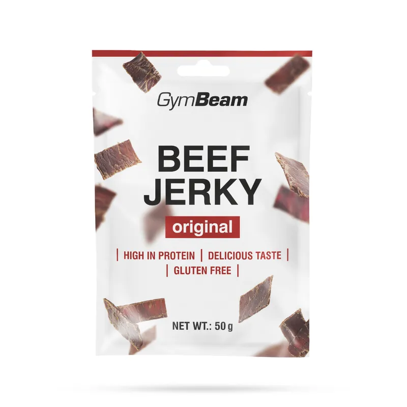 GymBeam Food GymBeam Beef Jerky 50 g Original – Produktbild 1 von 1
