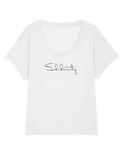 Human Family Human Family Oversize Damen Rundhals T-Shirt - Spread "Solidarity" – Produktbild 1 von 1