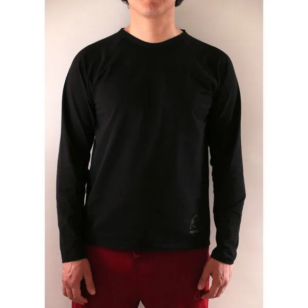 ESPARTO ESPARTO Langarmshirt Herren Karl, Schwarz, – Produktbild 1 von 2