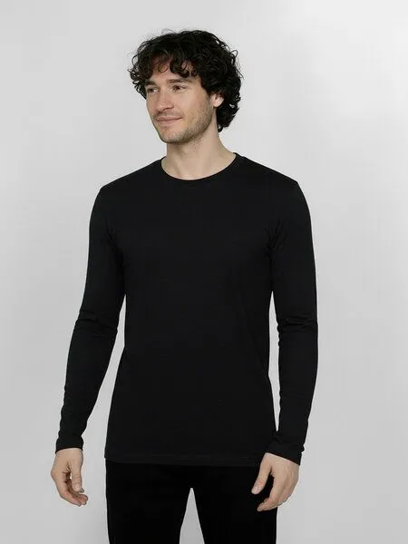 GreenBomb GREENBOMB Basic Longsleeve Base, Black, – Produktbild 2 von 4