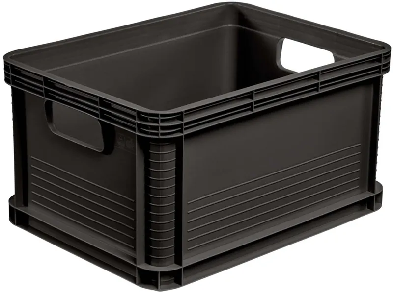 Keeeper Keeeper EURO-BOX 'Robert' stapelbar, 40 x 30 x 22 cm, 20 l, Graphite, – Produktbild 1 von 1