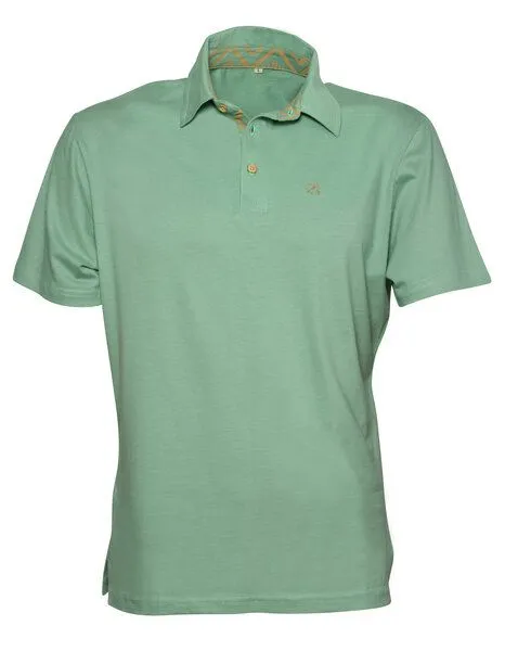 Levensgaarn Levensgaarn Polo-Hemd Männer, Mint, – Produktbild 2 von 4