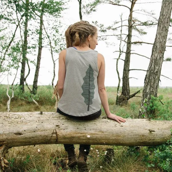 Cmig Cmig Damen Tank-Top Tanne heather grey – Produktbild 3 von 4