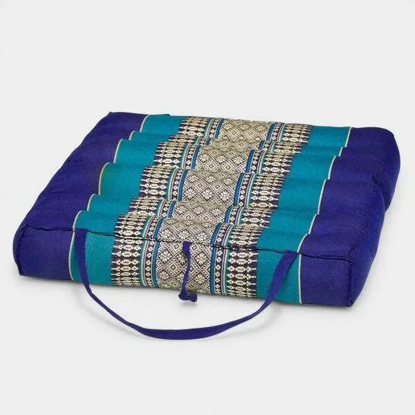 Der Lindwurm Der Lindwurm Yogablock mit Kapokfüllung, Hellblau/blau, – Produktbild 2 von 2