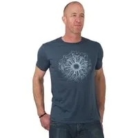 Life Tree Life-Tree Bambus Shirt Fairwear für Herren "WoodenIris" in Denim Blue – Produktbild 1 von 1
