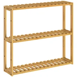 Casaria® Wandregal Bambus 54x60x15cm – Produktbild 1 von 1