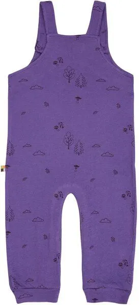 loud + proud loud + proud Baby & Kinder Latzhose Strukturstrick, GOTS-zertifiziert, Violet(lila), – Produktbild 2 von 2