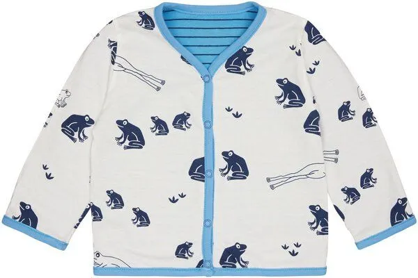 loud + proud loud + proud Babys & Kinder Wendejacke, GOTS-zertifiziert, Basin(blau), – Produktbild 3 von 3