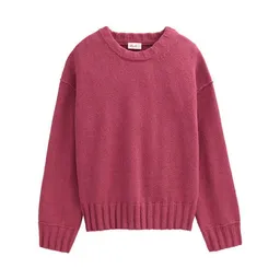 People Wear Organic People Wear Organic Bouclèstrick Pullover, rot uni – Produktbild 1 von 1