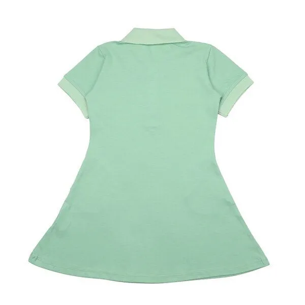 Walkiddy Mädchen Polokleid „Meadow“ hellgrün aus GOTS-zertifizierter Bio-Baumwolle – Walkiddy, Blau, – Produktbild 3 von 3