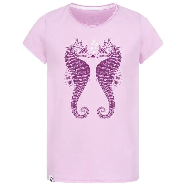 Lexi&Bö Lexi&Bö Kissing Seahorses Mädchen T-Shirt, Orchid bloom (lila), – Produktbild 1 von 2