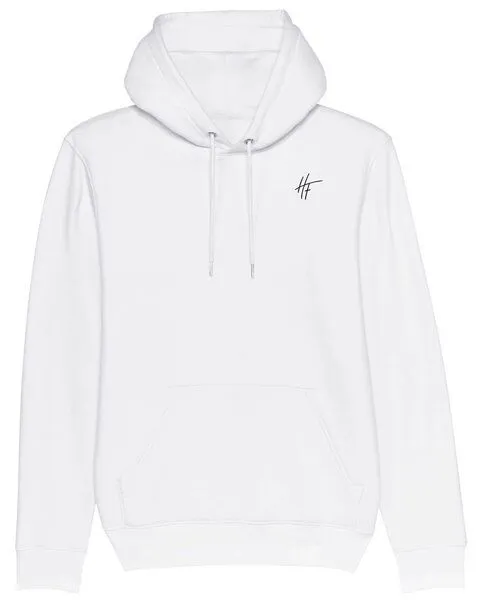 Human Family Human Family Bio Unisex Basic Hoodie - "HF", White, – Produktbild 1 von 4