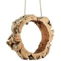 Kork-Deko Kork-Deko Vogel-Schaukel aus Naturkork-Rinde, rund ⌀ = 10 cm – Produktbild 1 von 1