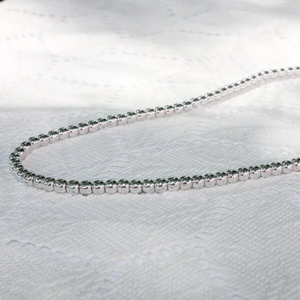 pakilia pakilia Silber Kette filigrane silber Kugeln Fair-Trade und handmade – Produktbild 4 von 4