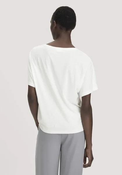 hessnatur hessnatur T-Shirt Oversize aus TENCEL Lyocell und Bio-Baumwolle, Naturweiss, – Produktbild 2 von 4