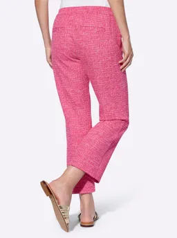 heine 7/8-Hose fuchsia-elfenbein-meliert – Produktbild 1 von 1