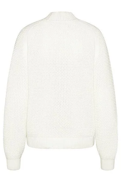 Wunderwerk Wunderwerk Damen Pullover aus Bio Baumwolle "Turtleneck knitmix", Ivory (ivory 103), – Produktbild 2 von 4