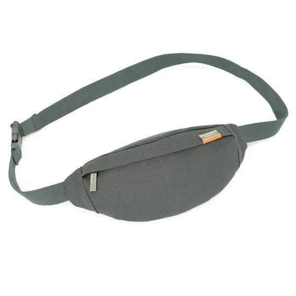 seasara seasara Bauchtasche Canvas aus Bio-Baumwolle/Hanf, Grau, – Produktbild 3 von 4
