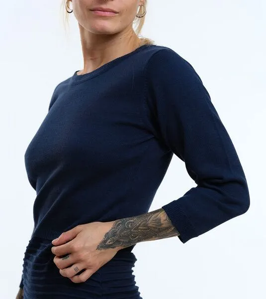 Gary Mash GARY MASH Strickkleid Monroe aus Biobaumwolle, Blau, – Produktbild 3 von 4