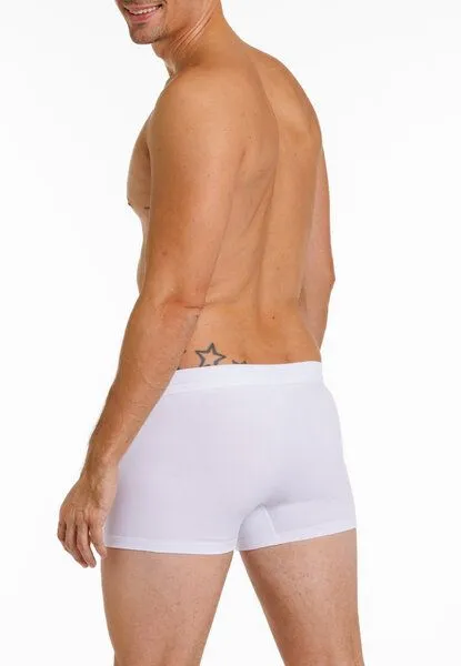 Haasis Bodywear Haasis Bodywear Herren Pants, ohne Eingriff, Weichgummibund, 2er Pack, GOTS zertifiziert, Weiß, – Produktbild 4 von 4