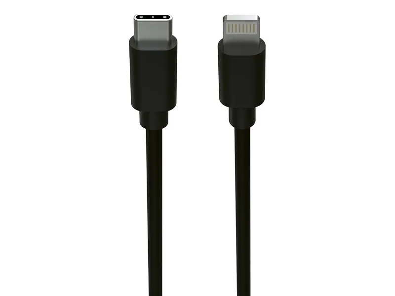 Ansmann Ansmann Ladekabel USB-C auf Lightning, 1,2 m, schwarz – Produktbild 1 von 1