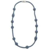 Sakiba Sakiba Kette lang/Dreifacharmband Morse ”Liebe”, Blaugrau, – Produktbild 1 von 1