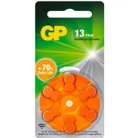 GP Battery GP Battery Hörgerätebatterie "ZA13" Zink-Luft, 1,4V, 6 Stk. – Produktbild 1 von 1