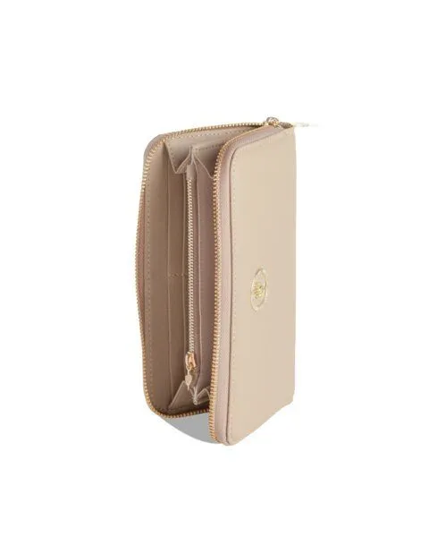 City Border City Border Großes Portemonnaie Acadia aus Kaktusleder mit RFID-Schutz, Rot, – Produktbild 4 von 4