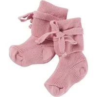 hirsch natur Babyschuhe Bio-Baumwolle (kbA) rosa Länge ca. 9 cm – Produktbild 1 von 1