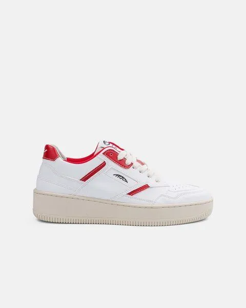 MoEa MoEa Sneakers Origin - White & Red - Apple, Green, – Produktbild 1 von 4