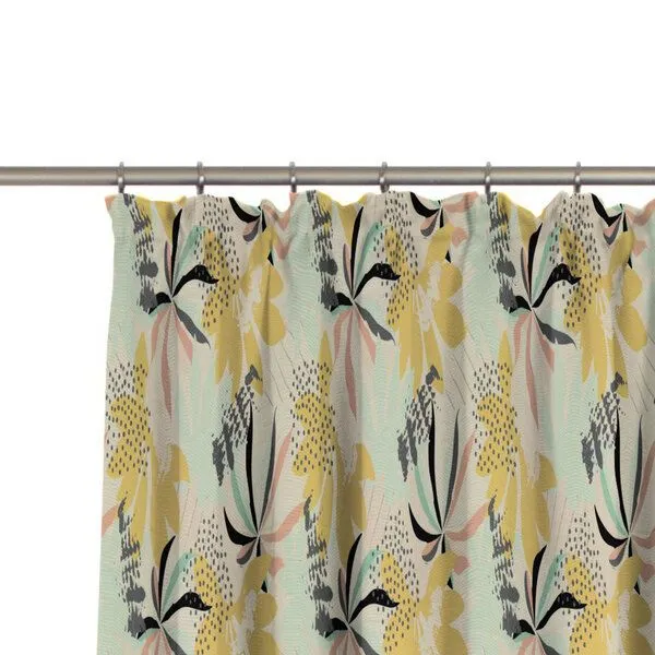 Nature by Adam Nature by Adam Vorhang aus 100% Bio-Baumwolle - Made in Germany - Jungle, Gelb, – Produktbild 6 von 7