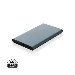 XD Collection 4.000mAh Type-C Powerbank aus RCS recyeltem ABS & Aluminium, blau – Produktbild 1 von 1