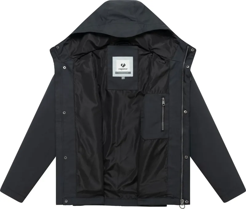 ragwear ragwear Funktionsjacke Mr Them Light YOUMODO Atmungsaktiverund wasserdichte Übergangsjacke, Schwarz, – Produktbild 1 von 5