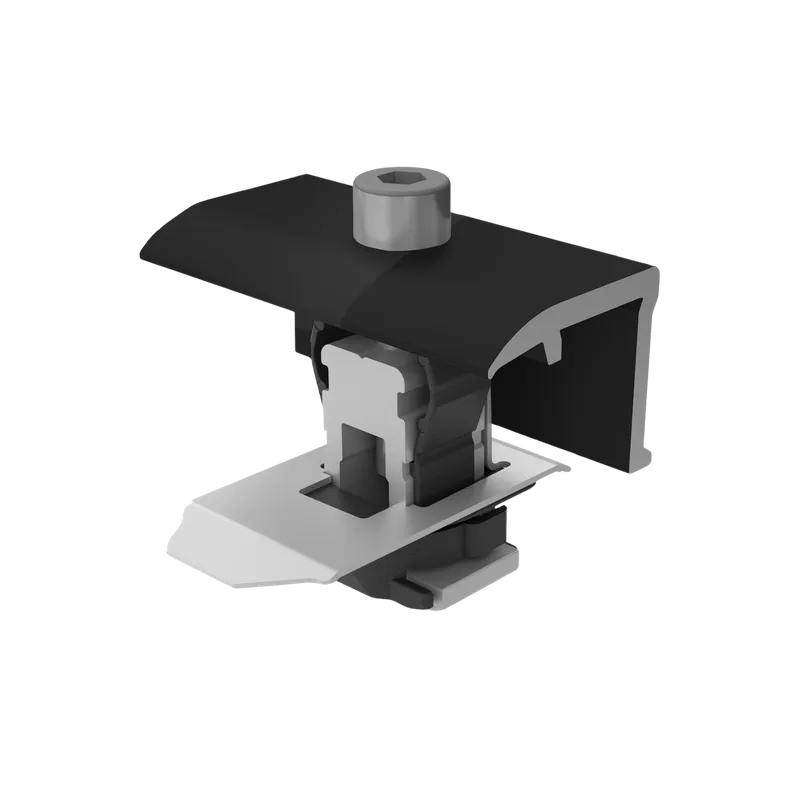 K2 Systems K2 Systems Universald Endklemme 25-40 Schwarz Eloxiert - 2004545 – Produktbild 1 von 2