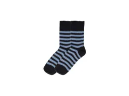 hirsch natur hirsch natur Damen Socken Bio-Schurwolle geringelt – Produktbild 1 von 1