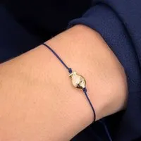 Bow & Hummingbird Bow & Hummingbird Armband auf Karte - Fisch - Gegen den Strom – Produktbild 1 von 1