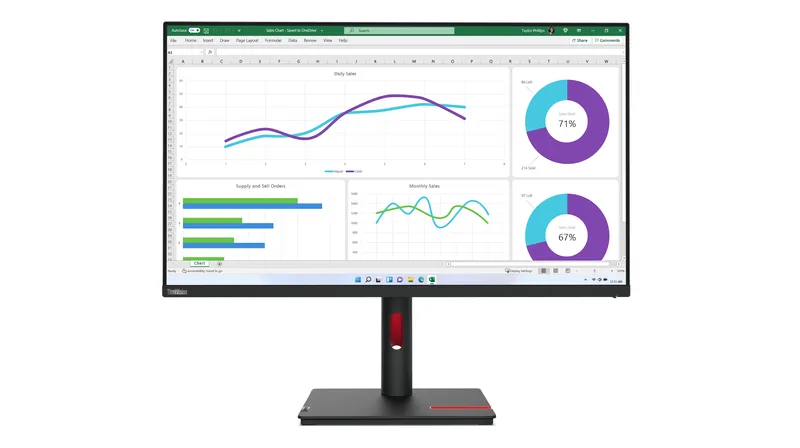 Lenovo Lenovo ThinkVision T32h-30 - LED-Monitor - 80 cm (31.5") – Produktbild 1 von 2