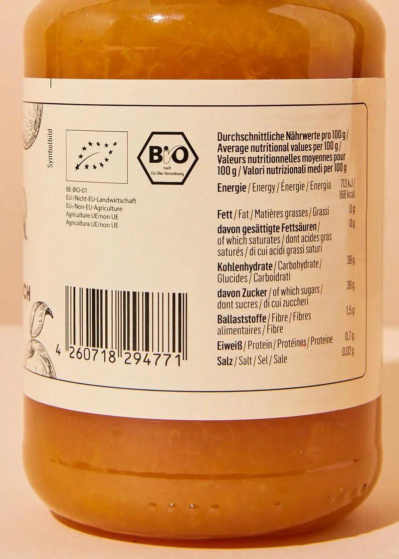 KoRo Bio Fruchtaufstrich Aprikose 460 g – Produktbild 4 von 5