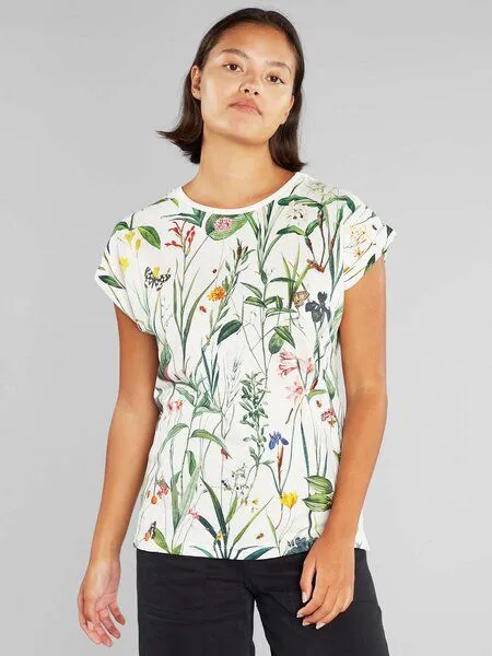 Dedicated DEDICATED Visby Flower Field, Weis (off white), – Produktbild 1 von 3