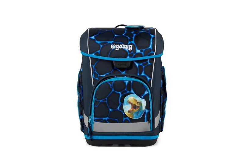Ergobag Ergobag Schulranzen Schulranzen-Set CUBO LIGHT Bärassic Garden 5-teilig (5-teilig), Superleicht, Hugging-Rückensystem, für kleine/schmale Kinder, Blau, – Produktbild 3 von 8