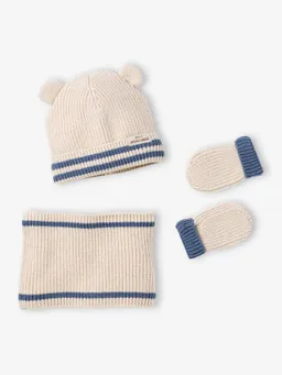 Vertbaudet Strick-Set Jungen Baby aus Mütze – Produktbild 1 von 1