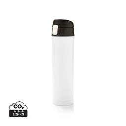 XD Collection XD COLLECTION Easy Lock Vakuum-Flasche aus RCS recyceltem Stahl, weiß – Produktbild 1 von 1