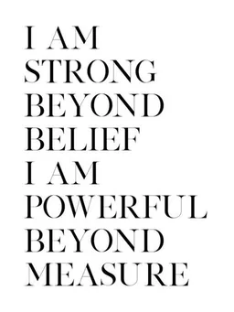 Photocircle Photocircle Poster / Leinwandbild - Strong and Powerful – Produktbild 1 von 1