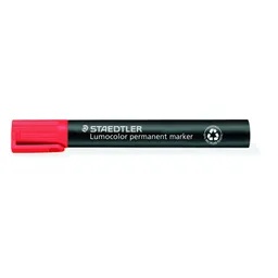 Staedtler Staedtler Permanentmarker 'Lumocolor 350' rot mit Keilspitze – Produktbild 1 von 1